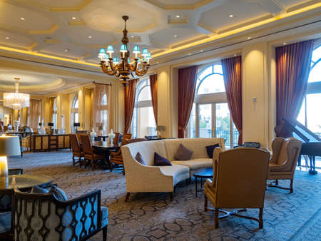Las Vegas, MAY 24, 2021 - Interior view of the Hilton resort in Lake Las Vegasのeditorial素材