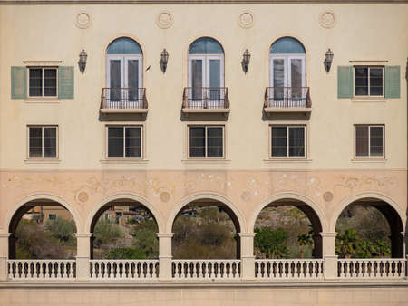 Sunny view of the Lake Las Vegas at Nevadaのeditorial素材