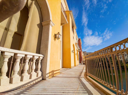 Sunny view of the lake landscape of Lake Las Vegas at Nevadaのeditorial素材