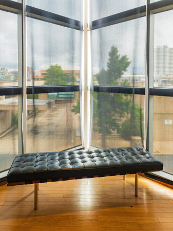Oklahoma, OCT 2, 2021 - Resting area of the Oklahoma City Museum of Artのeditorial素材