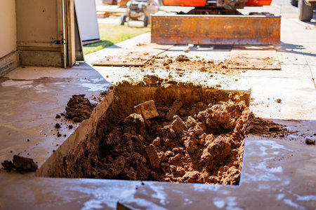 Worker was working on a garage underground storm shelter installation at Oklahoma
