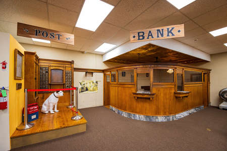 Oklahoma, OCT 28, 2021 - Interior view of the Plains Indians and Pioneers musuemのeditorial素材