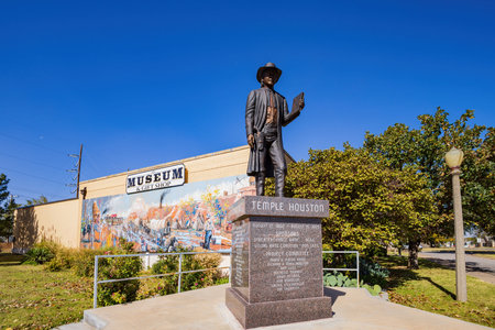 Oklahoma, OCT 28, 2021 - Exterior view of the Plains Indians and Pioneers musuemのeditorial素材