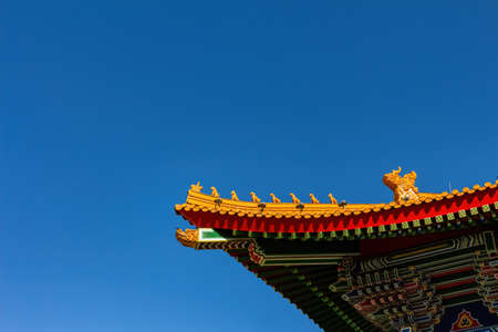 Sunny view of the roof of National Concert Hall at Taipei, Taiwanのeditorial素材