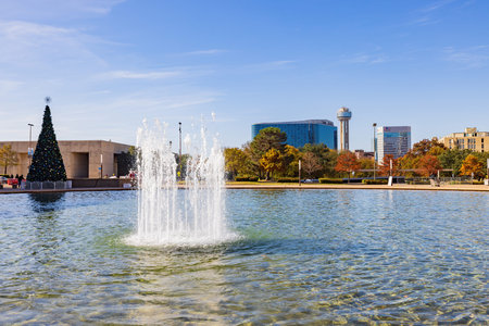 Dallas, NOV 25 2021, Morning view of the cityscapeのeditorial素材