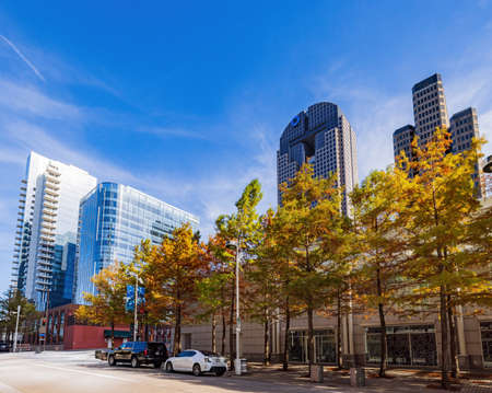 Dallas, NOV 25 2021, Morning view of the cityscapeのeditorial素材