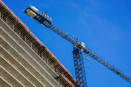 Dallas, NOV 25 2021, Sunny view of a Construction siteのeditorial素材