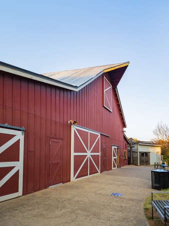 Farm house of Oklahoma Zoo at Oklahomaの写真素材