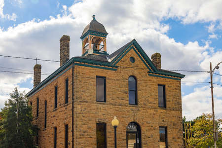 Exterior view of the Pawhuska City Hall at Oklahomaのeditorial素材