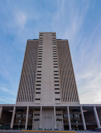 Salt Lake City, DEC 4 2021 - Church Office Building of the Church of Jesus Christ of Latter-day Saintsのeditorial素材