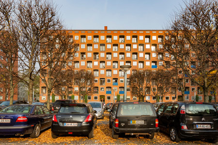 Denmark OCT 31 2015 - Daytime view of the Copenhagen cityscapeのeditorial素材