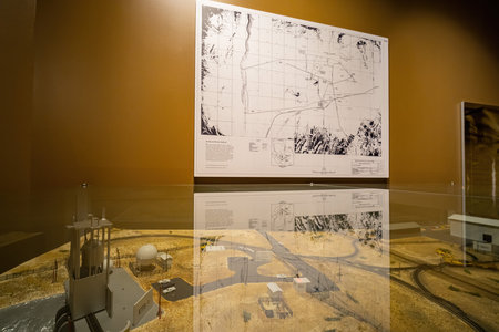 Las Vegas, MAR 12 2021 - Interior view of The National Atomic Testing Museumのeditorial素材