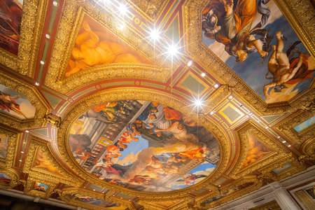 Las Vegas, MAR 5 2021 - Interior view of The Venetian casinoのeditorial素材