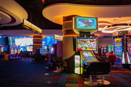 Las Vegas, MAY 27 2021 - Interior view of the Circa Resort and Casinoのeditorial素材