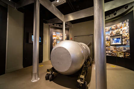 Las Vegas, MAR 12 2021 - Interior view of The National Atomic Testing Museumのeditorial素材