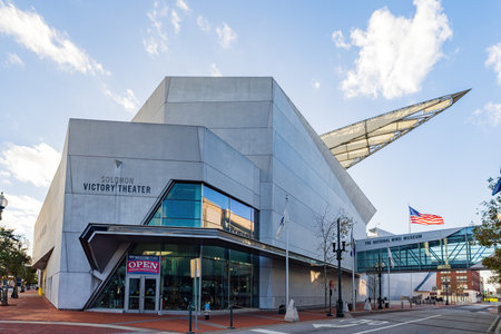 Louisiana, DEC 24 2021 - Sunny view of The National WWII Museumのeditorial素材