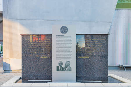Louisiana, DEC 24 2021 - Sunny view of The National WWII Museumのeditorial素材