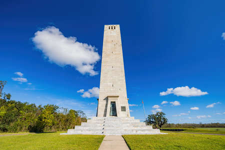 Landscape of Chalmette Battlefield at New Orleans, Louisianaのeditorial素材
