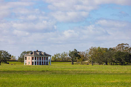 Malus Beauregard House of Chalmette Battlefield at New Orleans, Louisianaのeditorial素材