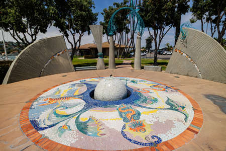 San Digeo, MAY 29 2015 - Sunny view of the Shoreline Parkのeditorial素材