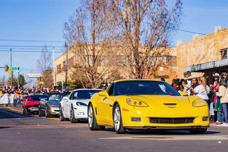 Oklahoma, JAN 17 2022 - Sunny view of the Martin Luther King Jr. Paradeのeditorial素材