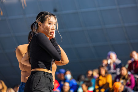 Oklahoma, JAN 29 2022 - Sunny view of the K-POP girl group performance in Lunar New Year Festival