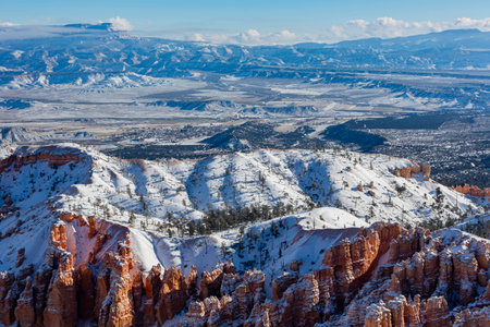 Superb view of Bryce Point of Bryce Canyon National Park at Utahの写真素材