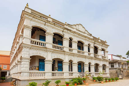 Sunny view of the Chen Jinglan Western style Mansion at Kinmen, Taiwanの写真素材