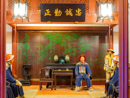 Kinmen, MAY 31 2014 - Interior view of the Troops Headquarters
