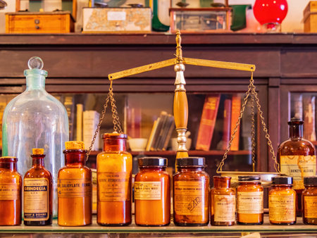 Oklahoma MAR 5 2022 - Interior view of the Oklahoma Frontier Drug Store Museum