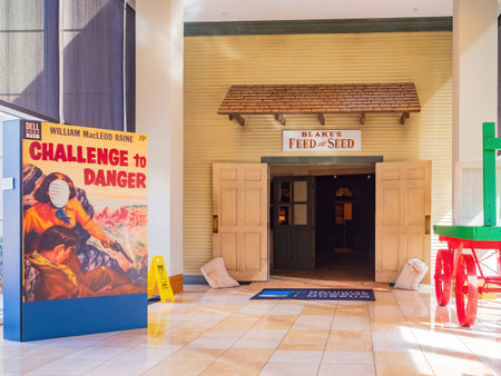 Oklahoma, FEB 27 2022 - Interior view of the National Cowboy and Western Heritage Museum