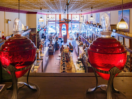 Oklahoma MAR 5 2022 - Interior view of the Oklahoma Frontier Drug Store Museum