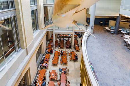 Washington DC, MAR 31 2022 - Interior view of the Smithsonian National Museum of Natural Historyのeditorial素材