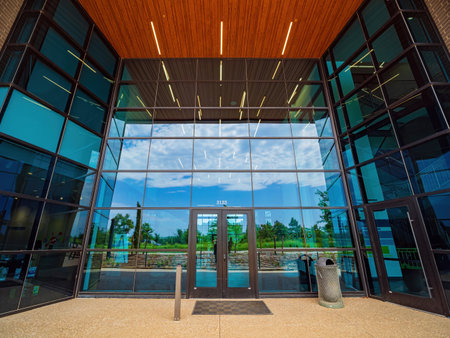 Oklahoma, MAY 28 2022 - Sunny exterior view of the Discovery Labのeditorial素材