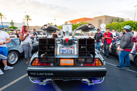 Los Angeles, OCT 25 2015 - Afternoon view of the Back to Future Anniversary