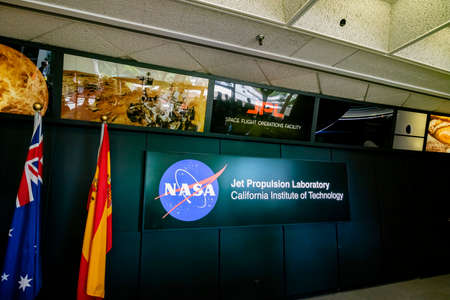 Los Angeles, OCT 11 2015 - Interior view of the NASA JPLのeditorial素材