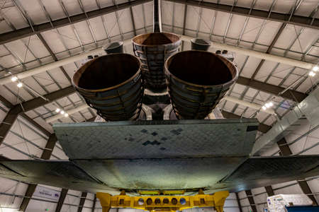 Los Angeles, JAN 29 2015 - Space Shuttle Endeavour disaply in the California Science Centerのeditorial素材