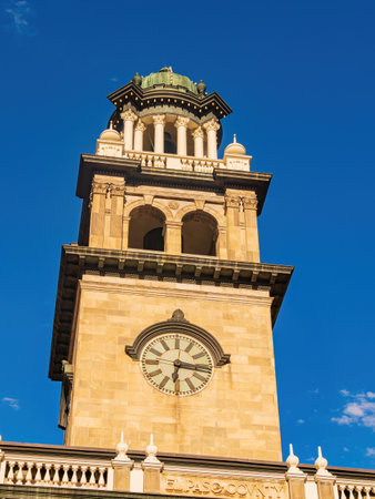 Sunny view of the Colorado Springs Pioneers Museum at Coloradoのeditorial素材