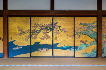 Kyoto, NOV 16 2013 - Interior view of the Daikaku-ji