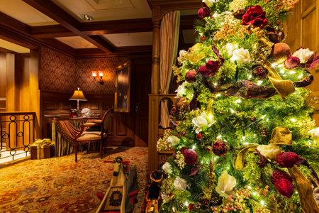 Missouri, OCT 29 2022 - Interior view of the TITANIC Museum Attractionのeditorial素材