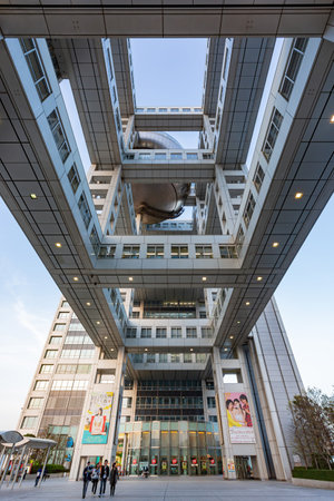 Tokyo, APR 5 2013 - Afternoon sunny view of the cityscape of Koto Cityのeditorial素材