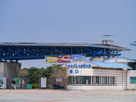 Ibaraki, APR 5 2013 - West entrance of the Hitachi Seaside Parkのeditorial素材