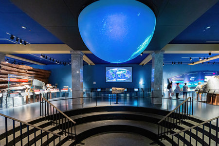 New York, SEP 13 2014 - Interior view of the American Museum of Natural History