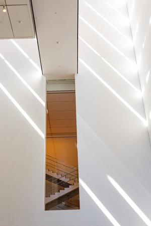 New York, SEP 15 2014 - Interior view of The Museum of Modern Art