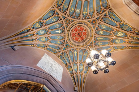 New York, SEP 15 2014 - Interior view of The Trinity Church