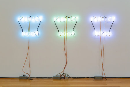 New York, SEP 15 2014 - Interior view of The Museum of Modern Art