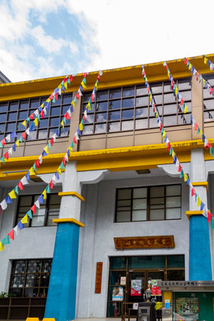 Taipei, SEP 18 2010 - Exterior view of the Mongolian and Tibetan Cultural Centerのeditorial素材