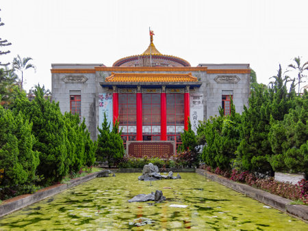 Taiwan, MAR 11 2010 - Exterior view of the National Museum of Historyのeditorial素材