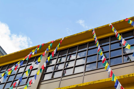 Taipei, SEP 18 2010 - Exterior view of the Mongolian and Tibetan Cultural Centerのeditorial素材