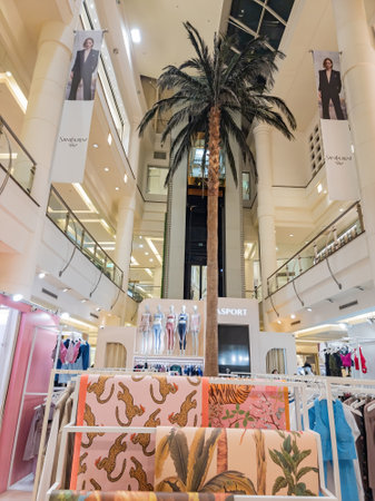 Taipie, DEC 18 2022 - Interior view of the Breeze Centerのeditorial素材